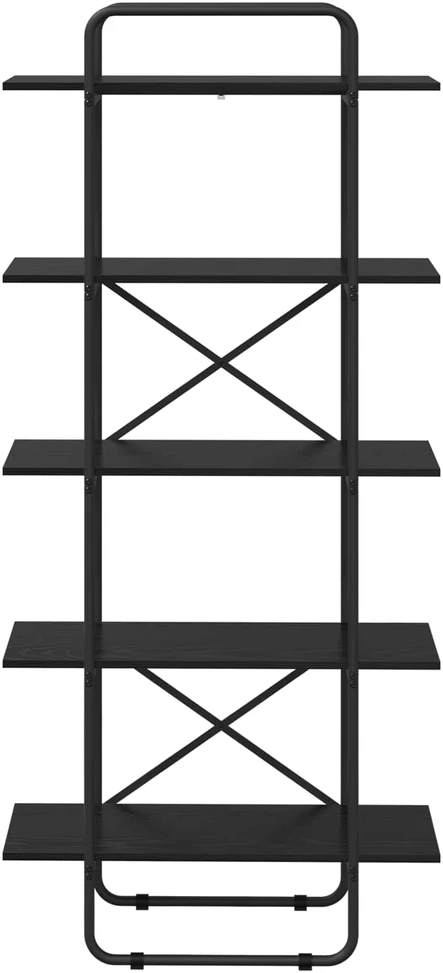 Knygų lentyna 5 aukštų 60 x 35 x 175,5 cm PB Juodojo ąžuolo