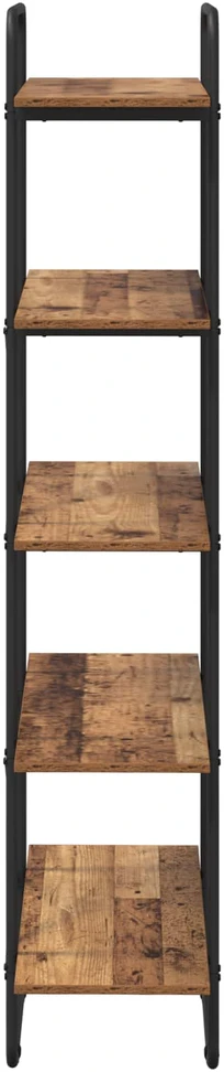 Knygų lentyna 5 aukštų 60 x 35 x 175,5 cm PB Ąžuolo mediena