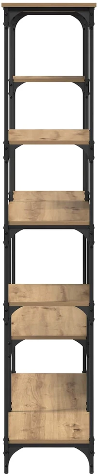 Knygų lentyna 5 aukštų 99 x 35,5 x 176 cm Apdirbta mediena
