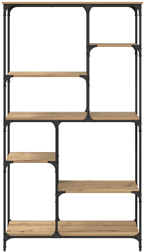 Knygų lentyna 5 aukštų 99 x 35,5 x 176 cm Apdirbta mediena