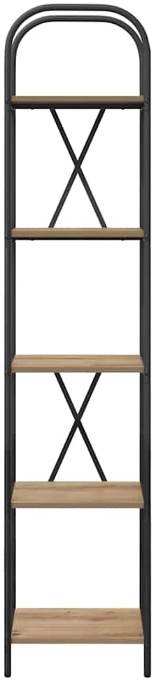 Knygų lentyna 5 lygių 40 x 30 x 183 cm Apdirbta mediena
