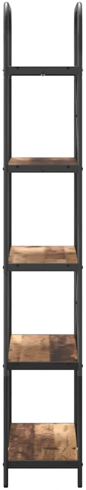 Knygų lentyna 5 lygių 80 x 30 x 183 cm Apdirbta mediena