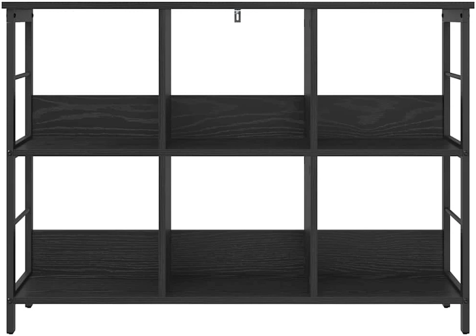 Knygų lentyna 6 lygių 102 x 32 x 72,5 cm Apdirbta mediena
