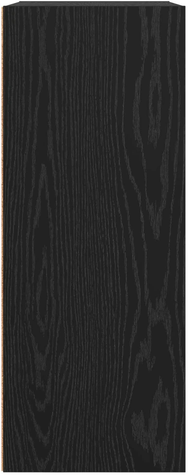 Knygų lentyna 60 x 30 x 76.5 cm Apdirbta mediena Juodas ąžuolas