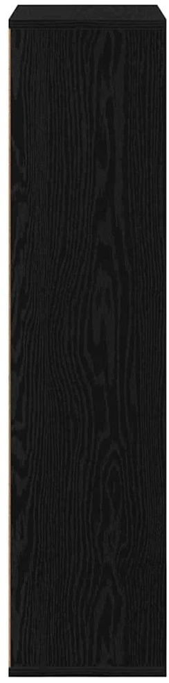 Knygų lentyna 7 aukštų 50 x 25 x 102 cm Juodas ąžuolas