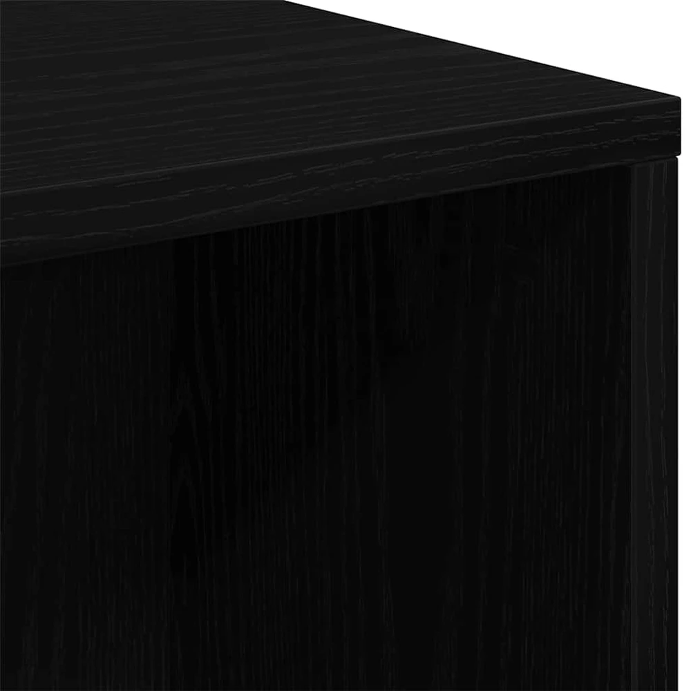Knygų lentyna 7 aukštų 50 x 25 x 102 cm Juodas ąžuolas