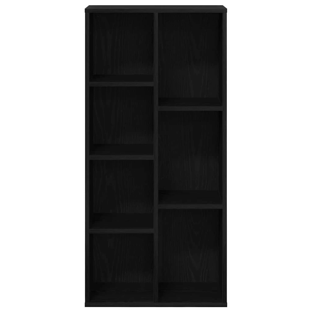 Knygų lentyna 7 aukštų 50 x 25 x 102 cm Juodas ąžuolas