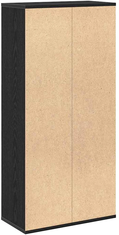 Knygų lentyna 7 aukštų 50 x 25 x 102 cm Juodas ąžuolas