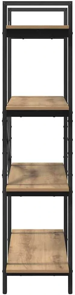 Knygų lentyna 4 lygių 100 x 33,5 x 140 cm Apdirbta mediena