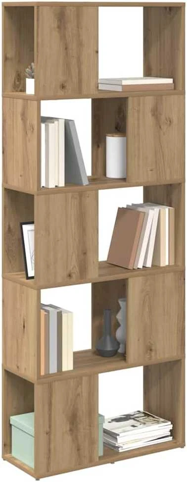 TV spintelių komplektas 60 x 24 x 156 cm Ruda Apdirbta mediena