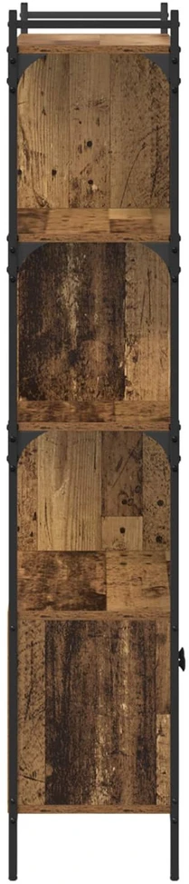 Knygų lentyna 6 lygių 76,5 x 30 x 154,5 cm Apdirbta mediena