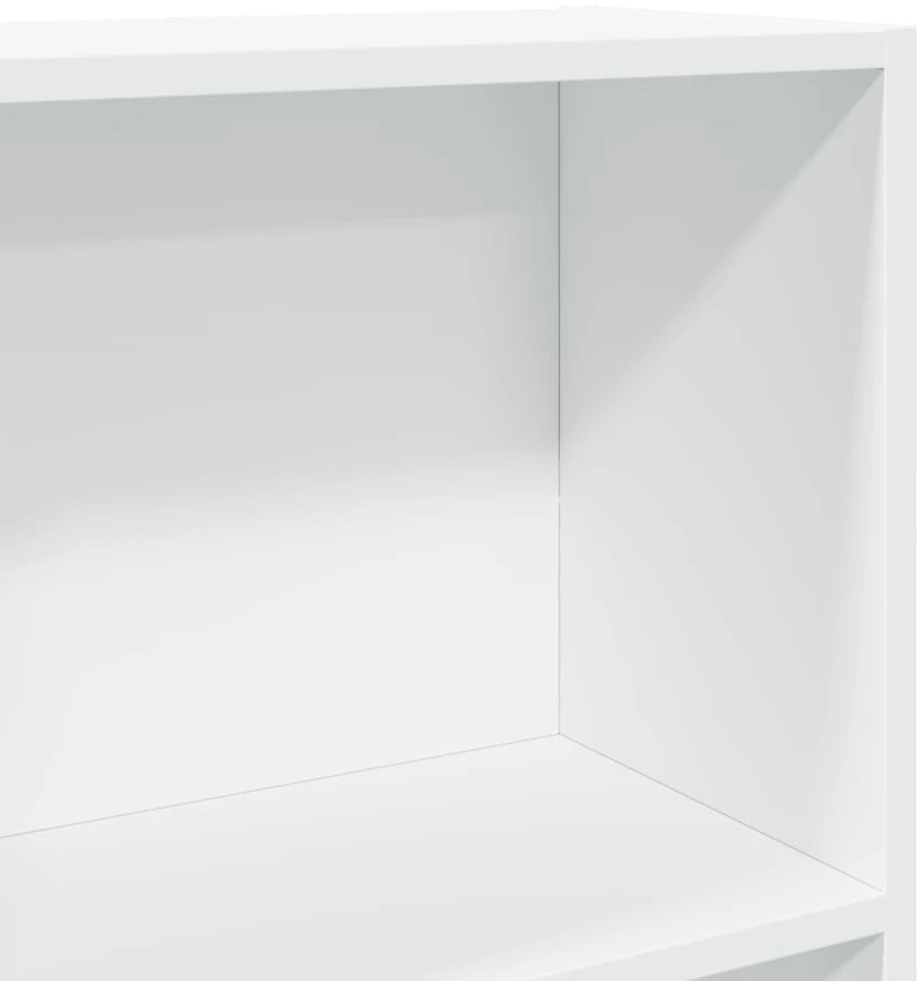 Knygų spinta, baltos spalvos, 60x24x176cm, apdirbta mediena
