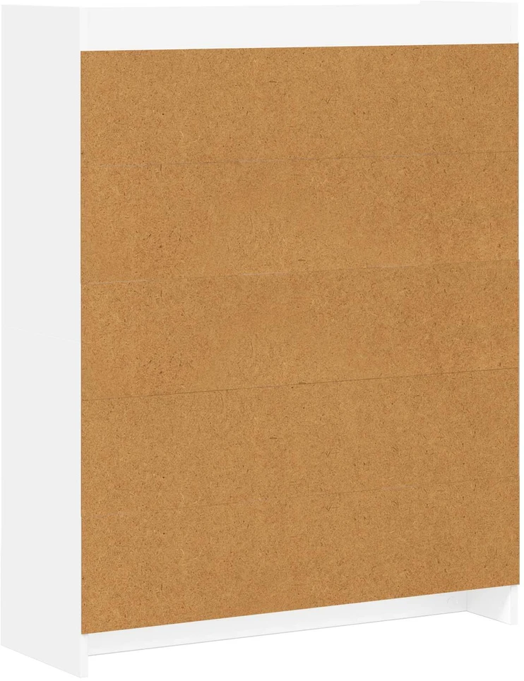Knygų lentyna Balta 87,5 x 30 x 111 cm Apdirbta mediena