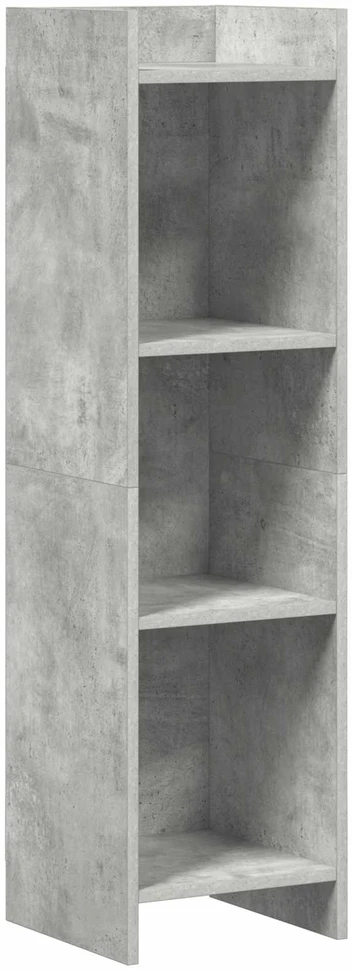 Knygų lentyna Betono pilka 30 x 30 x 111 cm Apdirbta mediena