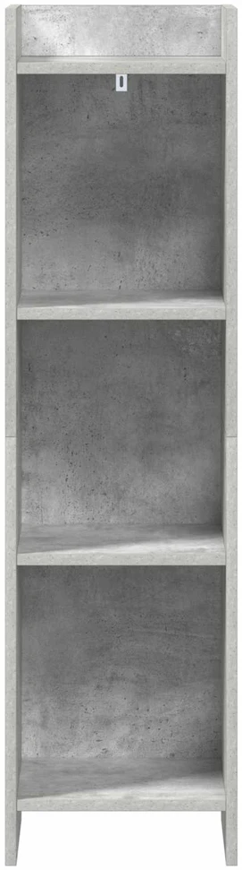 Knygų lentyna Betono pilka 30 x 30 x 111 cm Apdirbta mediena