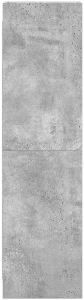 Knygų lentyna Betono pilka 30 x 30 x 111 cm Apdirbta mediena
