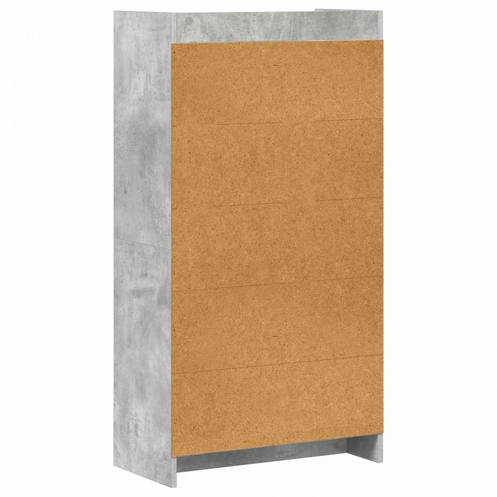 Knygų lentyna Betono pilka 59 x 30 x 111 cm Apdirbta mediena