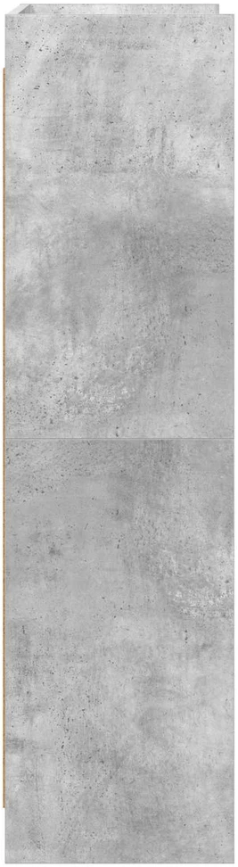 Knygų lentyna Betono pilka 87,5 x 30 x 111 cm Apdirbta mediena