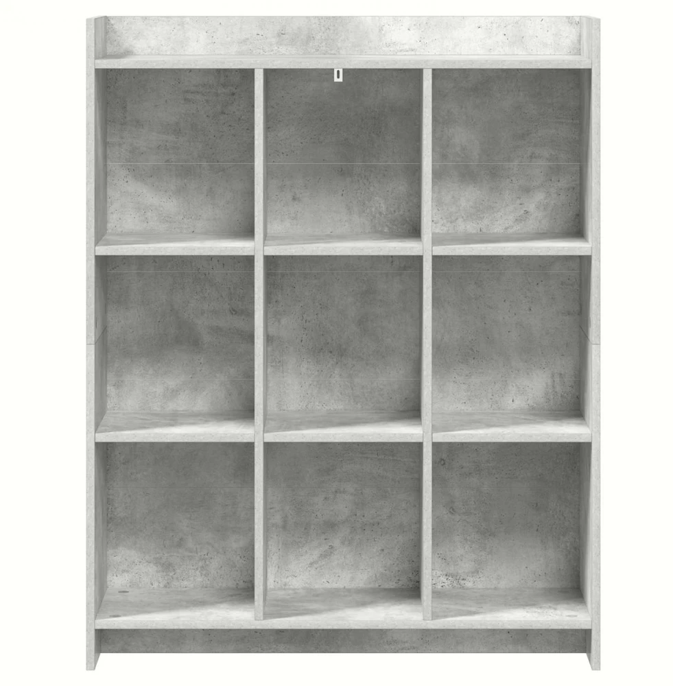 Knygų lentyna Betono pilka 87,5 x 30 x 111 cm Apdirbta mediena