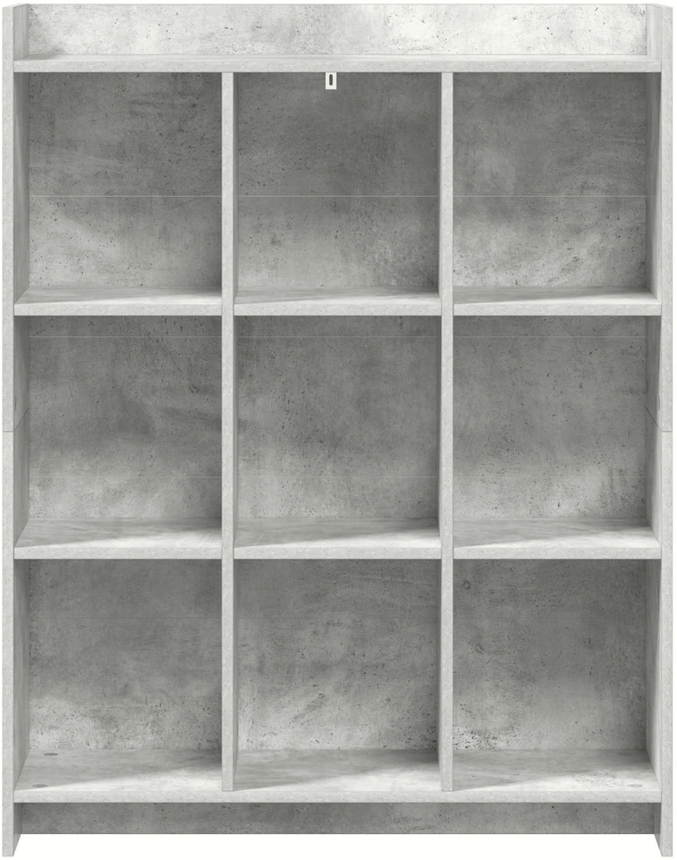 Knygų lentyna Betono pilka 87,5 x 30 x 111 cm Apdirbta mediena