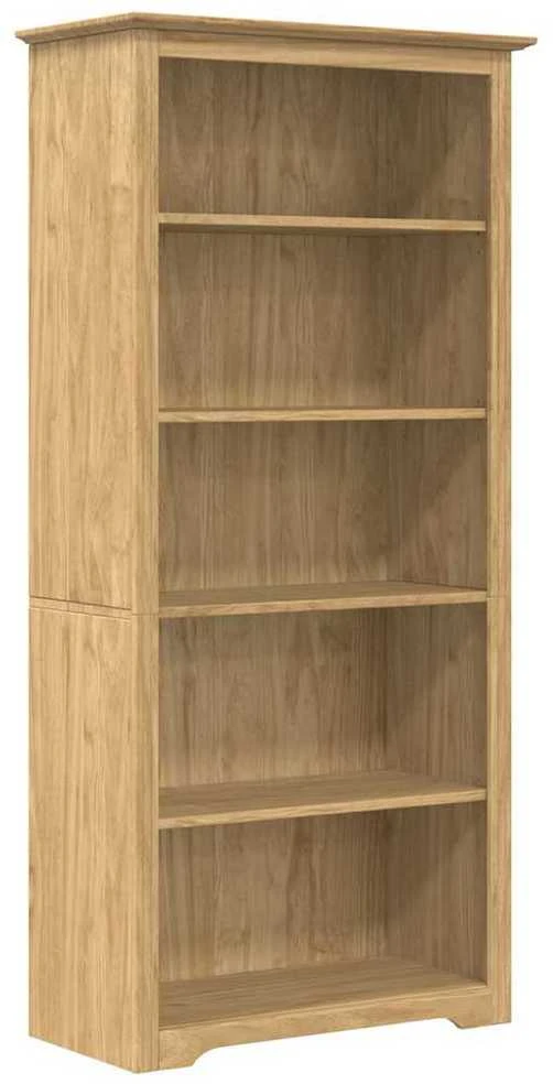 Knygų lentyna BODO Medus ruda 82 x 40 x 173 cm Apdirbta mediena
