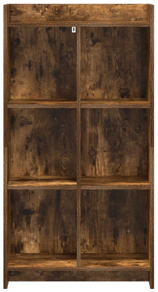 Knygų lentyna Dūminio ąžuolo 59 x 30 x 111 cm Apdirbta mediena