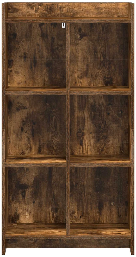 Knygų lentyna Dūminio ąžuolo 59 x 30 x 111 cm Apdirbta mediena