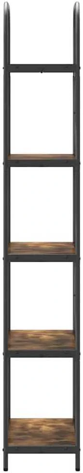 Knygų lentyna 5 lygių 60 x 30 x 183 cm Apdirbta mediena