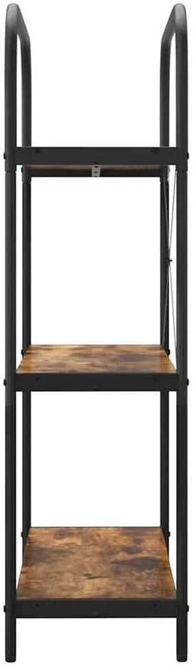 Knygų lentyna 3 lygių 80 x 30 x 109 cm Apdirbta mediena