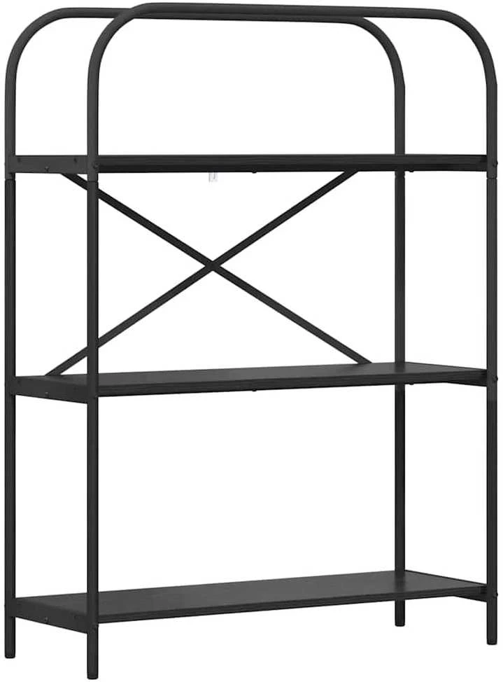 Knygų lentyna 3 lygių 80 x 30 x 109 cm Apdirbta mediena