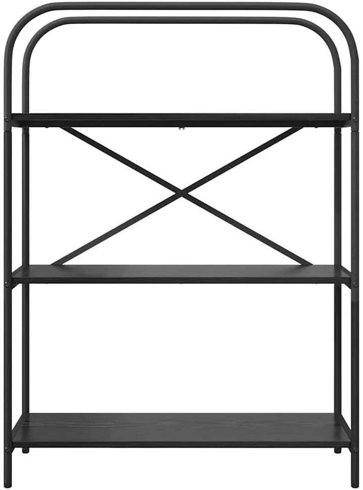 Knygų lentyna 3 lygių 80 x 30 x 109 cm Apdirbta mediena
