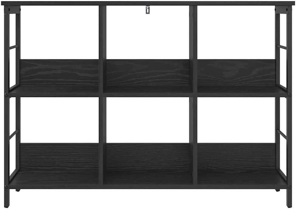 Knygų lentyna 6 lygių 102 x 32 x 72,5 cm Apdirbta mediena