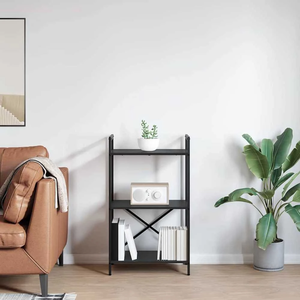 Knygų lentyna 3 aukštų 56 x 34 x 96 cm Apdirbta mediena