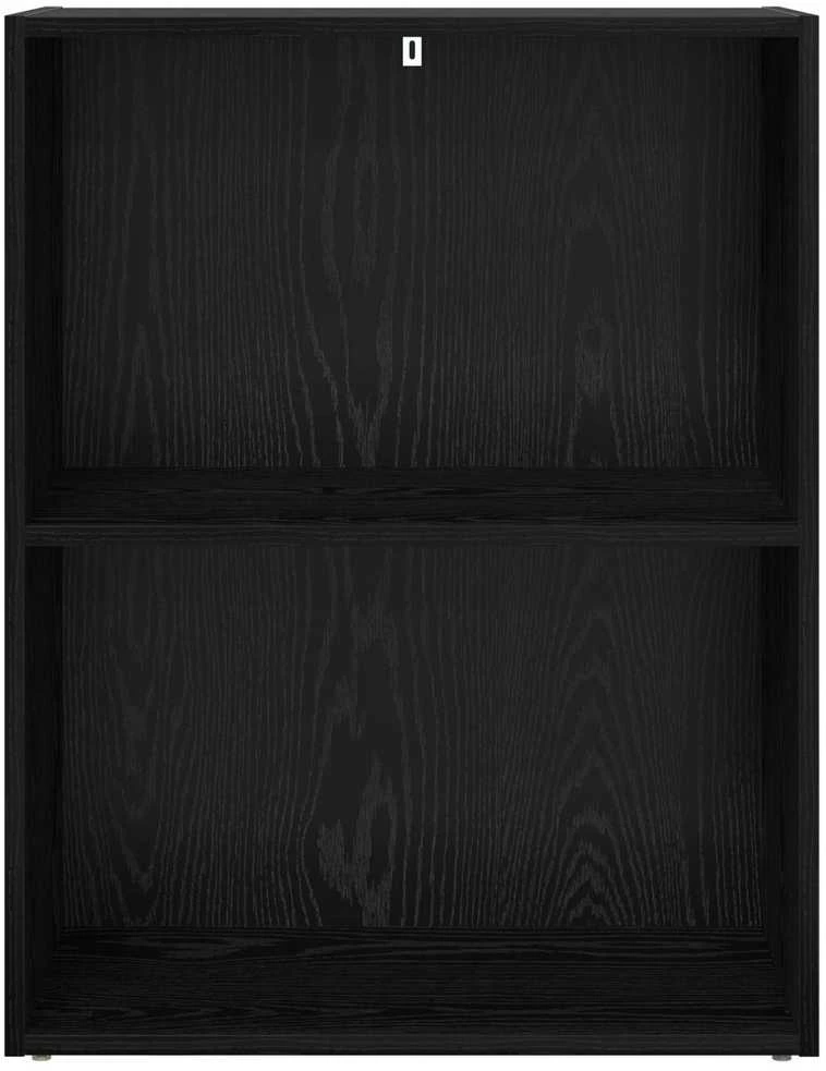 Knygų lentyna 60 x 30 x 76.5 cm Apdirbta mediena Juodas ąžuolas