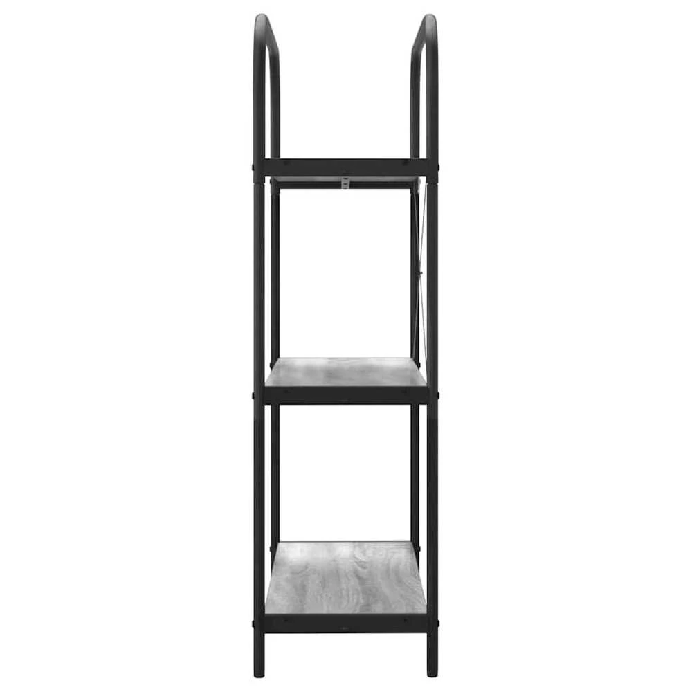 Knygų lentyna 3 lygių 80 x 30 x 109 cm Apdirbta mediena