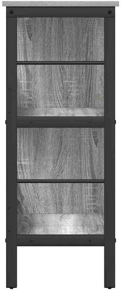 Knygų lentyna 4 lygių 82 x 32 x 79 cm Apdirbta mediena