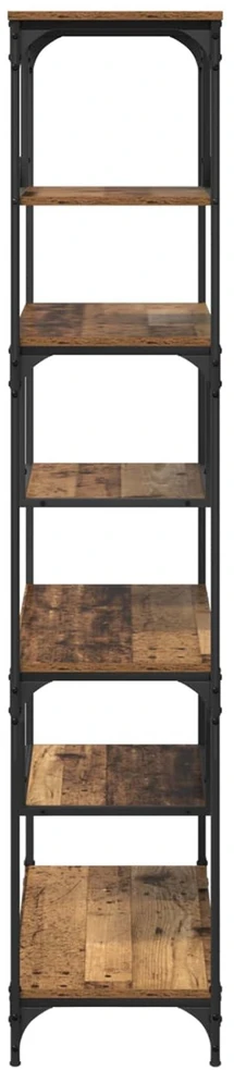 Knygų lentyna 6 lygių 81 x 36 x 176 cm Apdirbta mediena