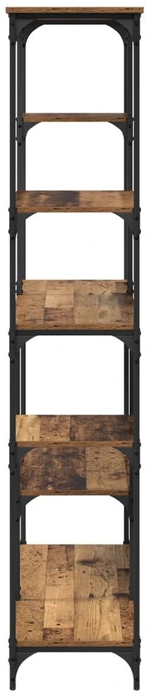 Knygų lentyna 5 aukštų 99 x 35,5 x 176 cm Apdirbta mediena