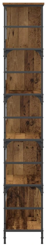 Knygų lentyna 4 lygių 78,5 x 33 x 188,5 cm metalinis PB