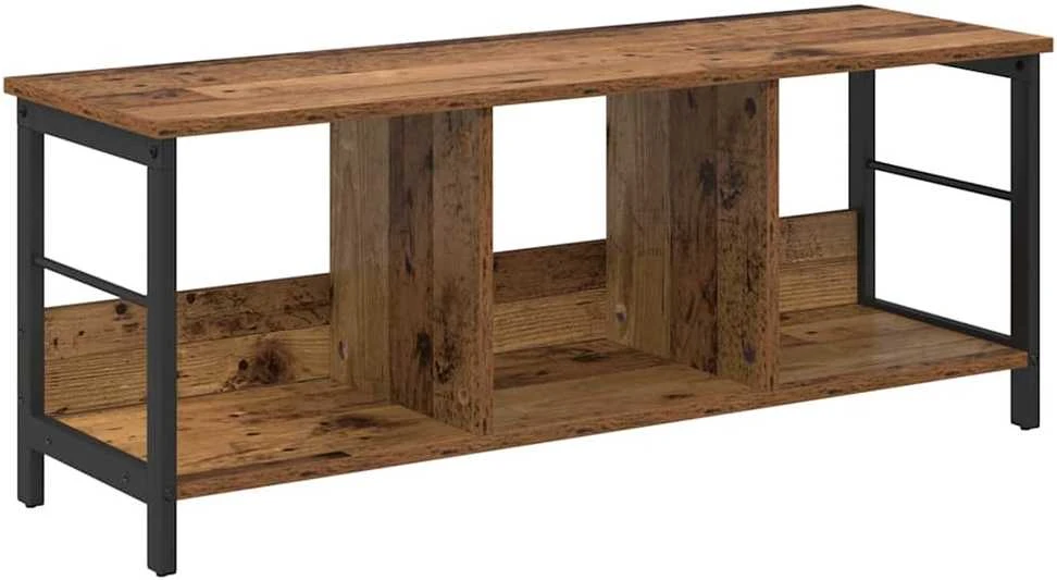 Knygų lentyna 3 lygių 102 x 32 x 40,5 cm Apdirbta mediena