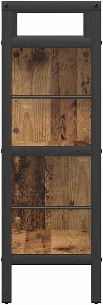 Knygų lentyna 5 lygių 75 x 30 x 91 cm Apdirbta mediena