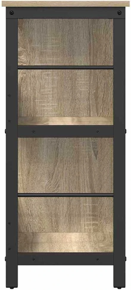Knygų lentyna 6 lygių 102 x 32 x 72,5 cm Apdirbta mediena
