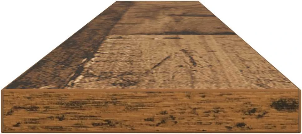Knygų lentyna 3 aukštų 4 vnt. 100 x 10 x 1,5 cm Ruda
