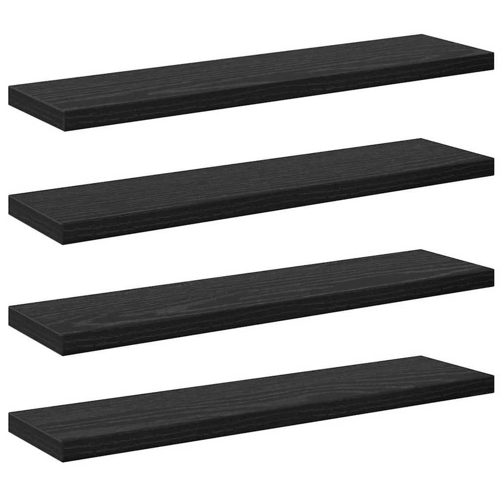 Knygų lentyna 3 aukštų 4 vnt. 40 x 10 x 1,5 cm Apdirbta mediena