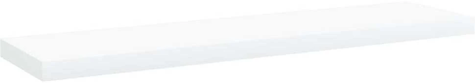 Knygų lentynos plokštės, 4vnt., baltos, 40x10x1,5cm, MDP