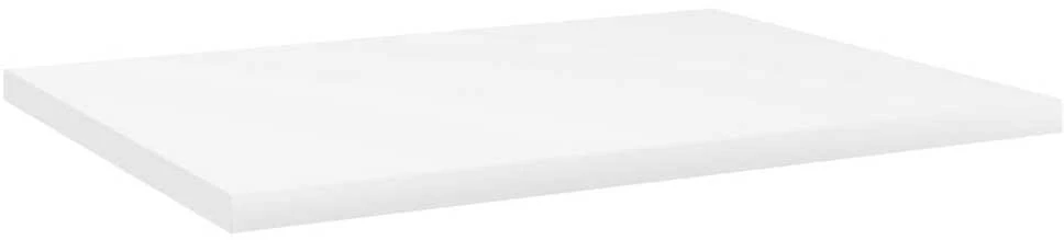 Knygų lentynos plokštės, 4vnt., baltos, 40x30x1,5cm, MDP