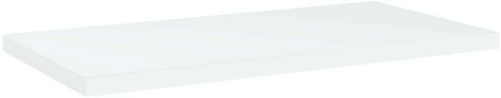 Knygų lentynos plokštės, 4vnt., baltos, 40x20x1,5cm, MDP