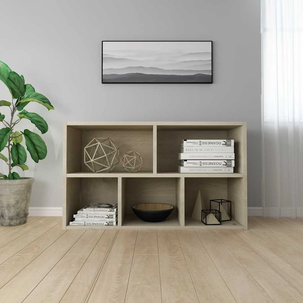 Knygų/šoninė spintelė, ąžuolo, 50x25x80cm, apdirbta mediena
