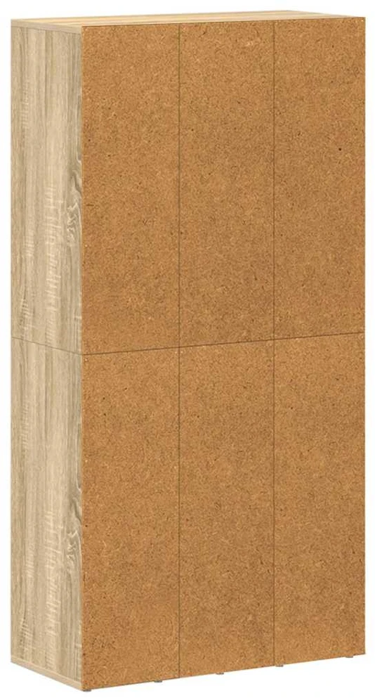 Knygų/šoninė spintelė, ąžuolo, 66x30x130cm, apdirbta mediena