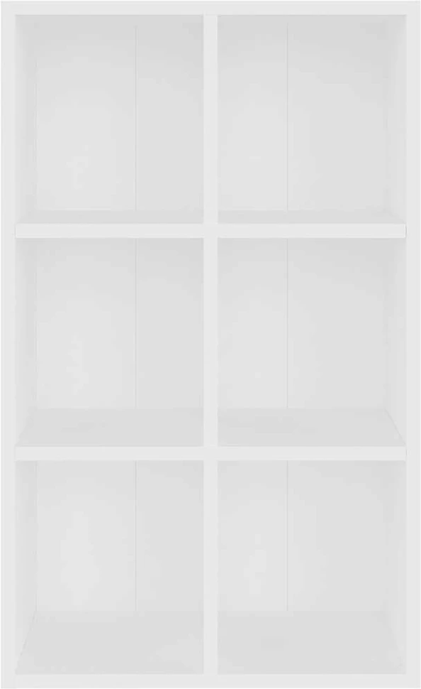 Knygų/šoninė spintelė, baltos spalvos, 66x30x98 cm, MDP